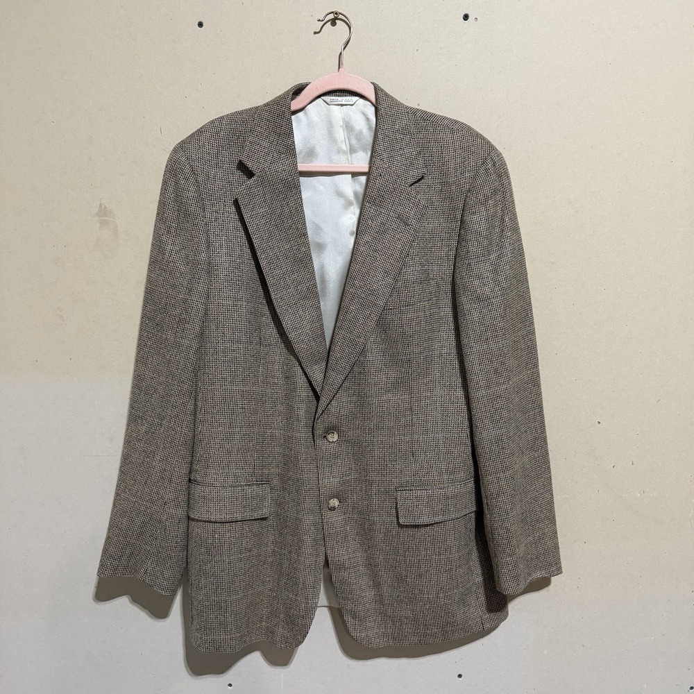Vintage Polo Ralph Lauren University Club Tweed Blazer 42